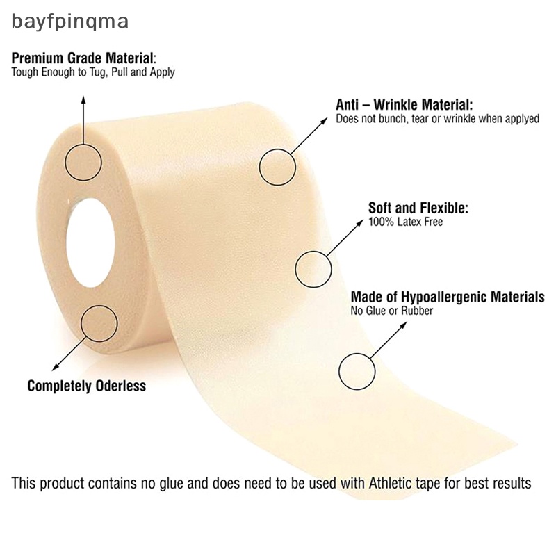 6cm * 20m PU FOAM Bandage khuỷu tay & miếng đệm đầu gối phim Foam underwrap thể thao băng mới