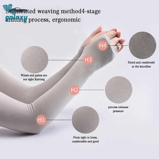 Găng Tay Chống Nắng Bằng Lụa Lạnh Thời Trang Mùa Hè Cho Nam Và Nữ