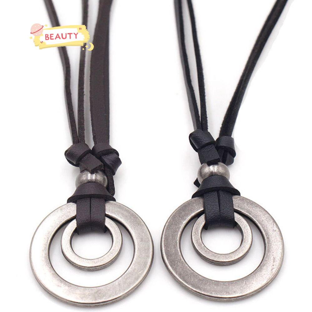 BEAUTY Set 2 Vòng Cổ Da Mặt Tròn Đôi Có Thể Điều Chỉnh Kích Cỡ