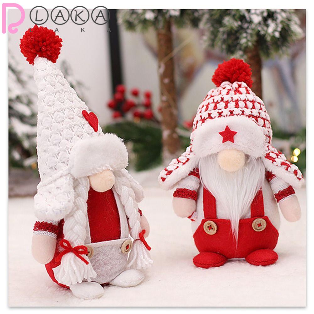 LAKAMIER Búp Bê Vô Diện Trang Trí Giáng Sinh