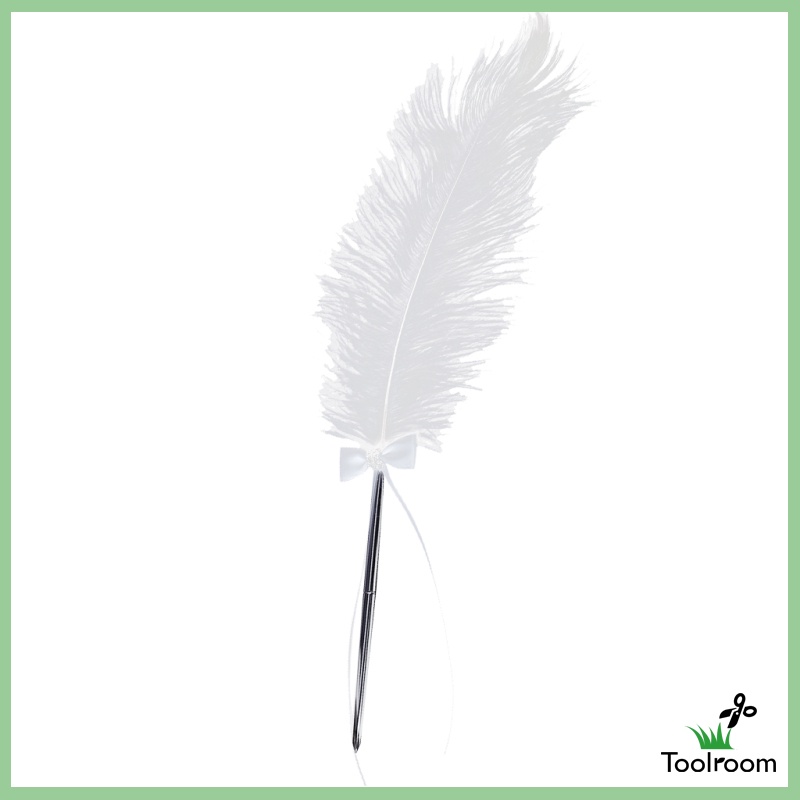 Bút Máy Màu Trắng Đính Đá Và Nơ Xinh Xắn