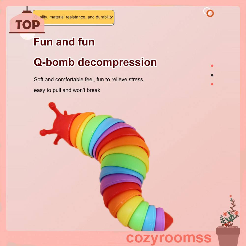 Đồ Chơi Con Sâu Dễ Thương Để Bàn Trang Trí Văn Phòng Trẻ Em