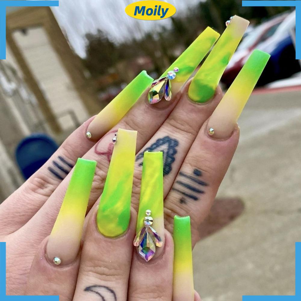 Bộ Móng Tay Giả DIY Che Phủ Toàn Diện Dành Cho Nữ