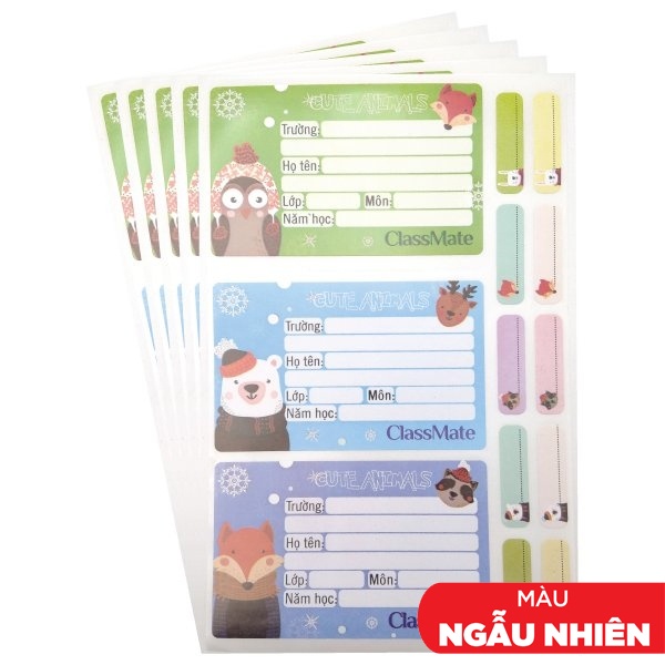 TẬP NHÃN VỞ VỈ CLASSMATE  .