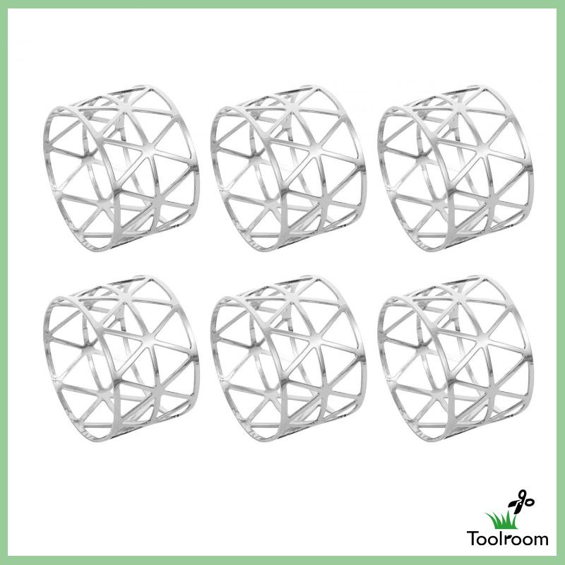 Set 6 Vòng Giữ Khăn Ăn Trang Trí Thời Trang Cho Tiệc Cưới