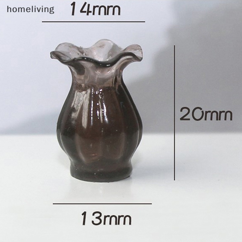 Bình Hoa Gốm Mini Tỉ Lệ 1: 12 Dùng Để Trang Trí Nhà Búp Bê