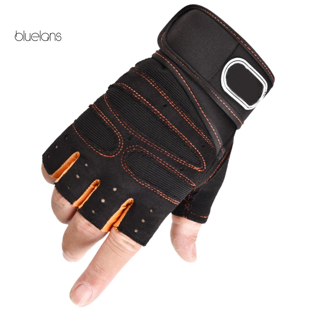 Găng Tay Thể Thao Hở Ngón Thoáng Khí Cho Nam