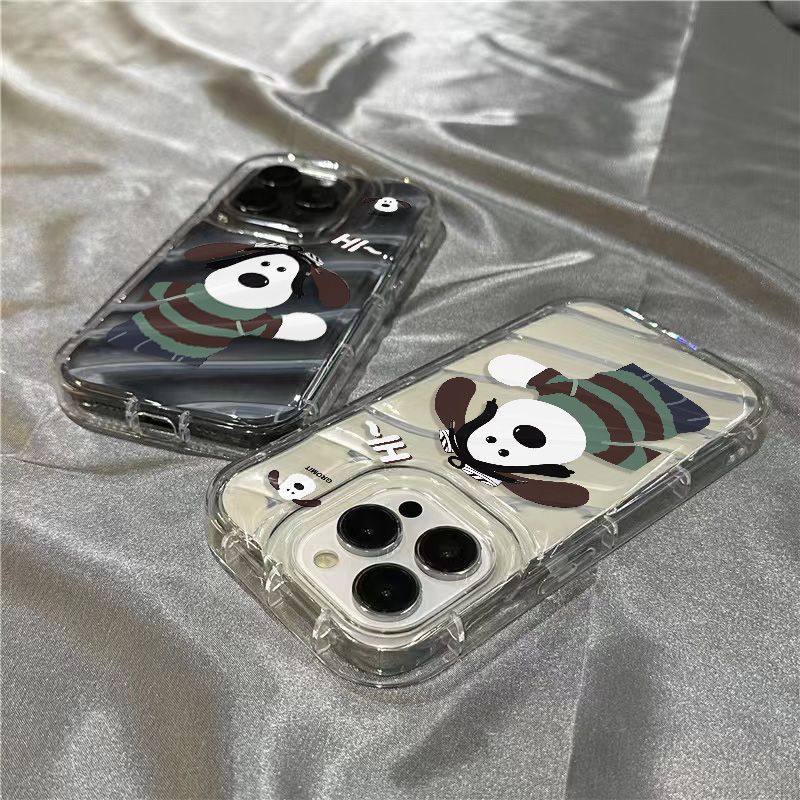 Ốp Điện Thoại Mềm Trong Suốt In Hình Chú Chó Dễ Thương Cho Iphone14promax HI / 13127sins / Palm 11 plus xr / 8 XD5O