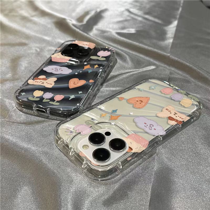 Ốp Điện Thoại Dẻo Trong Suốt Họa Tiết Hoạt Hình Chú Thỏ Dễ Thương Cho iPhone14promax / Apple 8 xrplus / 117 F0KN 1312