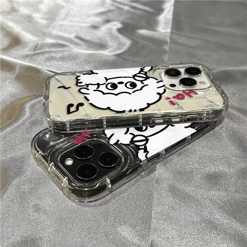 Ốp Điện Thoại Mềm Trong Suốt Hình Cừu Dễ Thương Cho iPhone14promax 8MMQ 811 / Ha71312 / xr