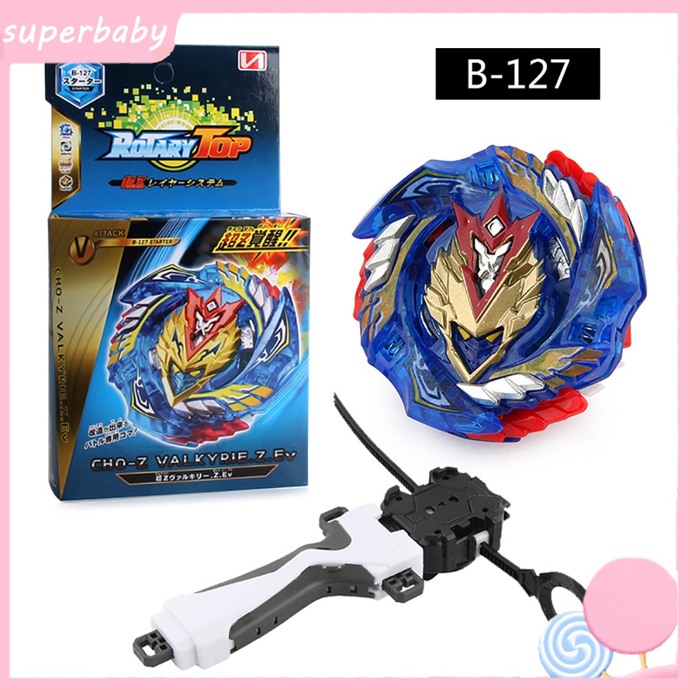Con Quay Đồ Chơi Superbaby Beyblade Burst B-127 Start Super Z Valkyrie Bằng Kim Loại Cho Trẻ Em
