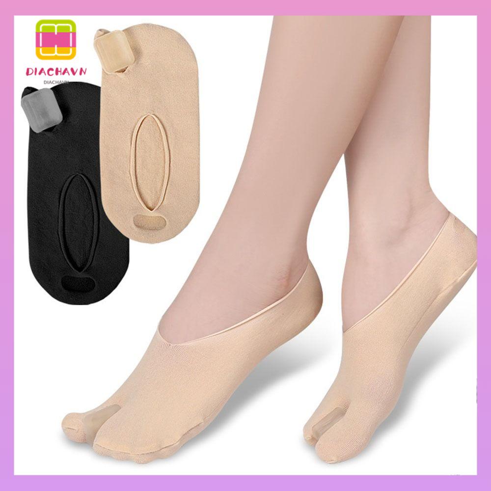 DIACHAVN Đôi Vớ Thuyền Hai Ngón Chân Bằng Polyester Mỏng Một Kích Thước Chống Mài Mòn Chất Lượng Cao