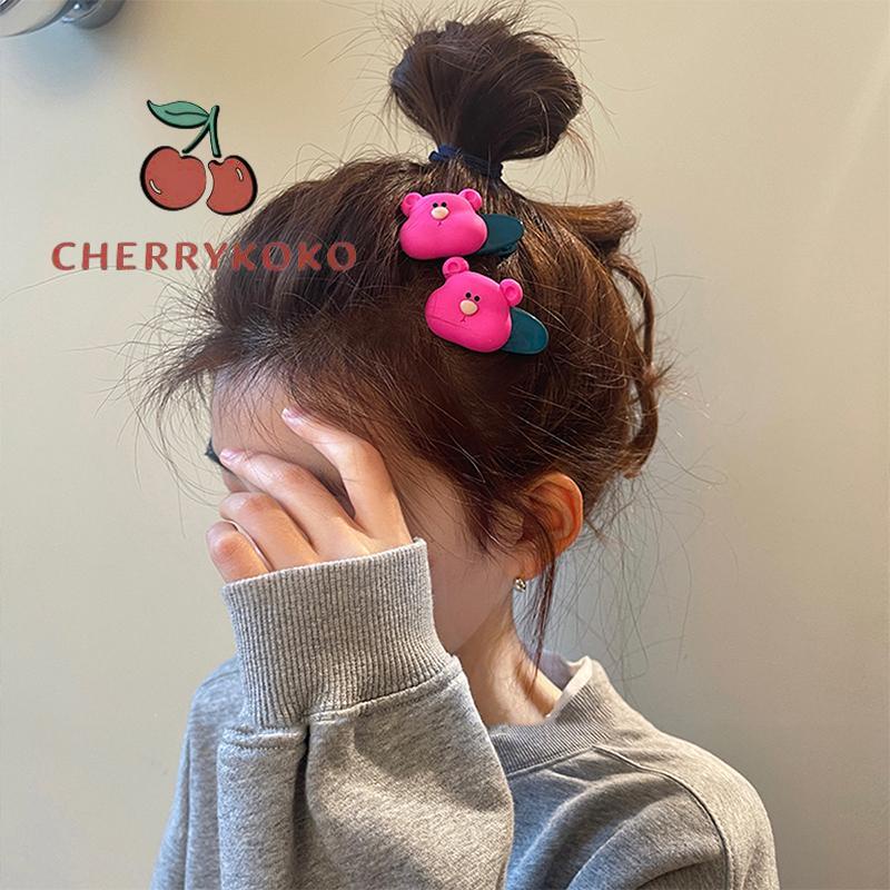🍒🍒CHERRYKOKO Kẹp Tóc Hình Gấu Dễ Thương Cho Bé