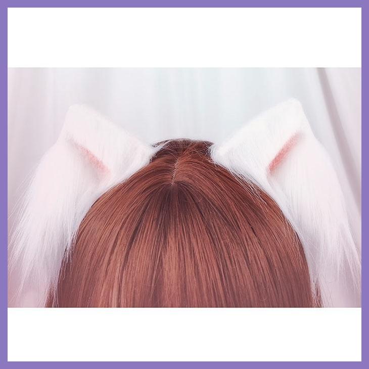 Băng Đô Tai Cáo Lông Xù Dễ Thương Làm Bằng Thủ Công Cho Nữ nota2vn