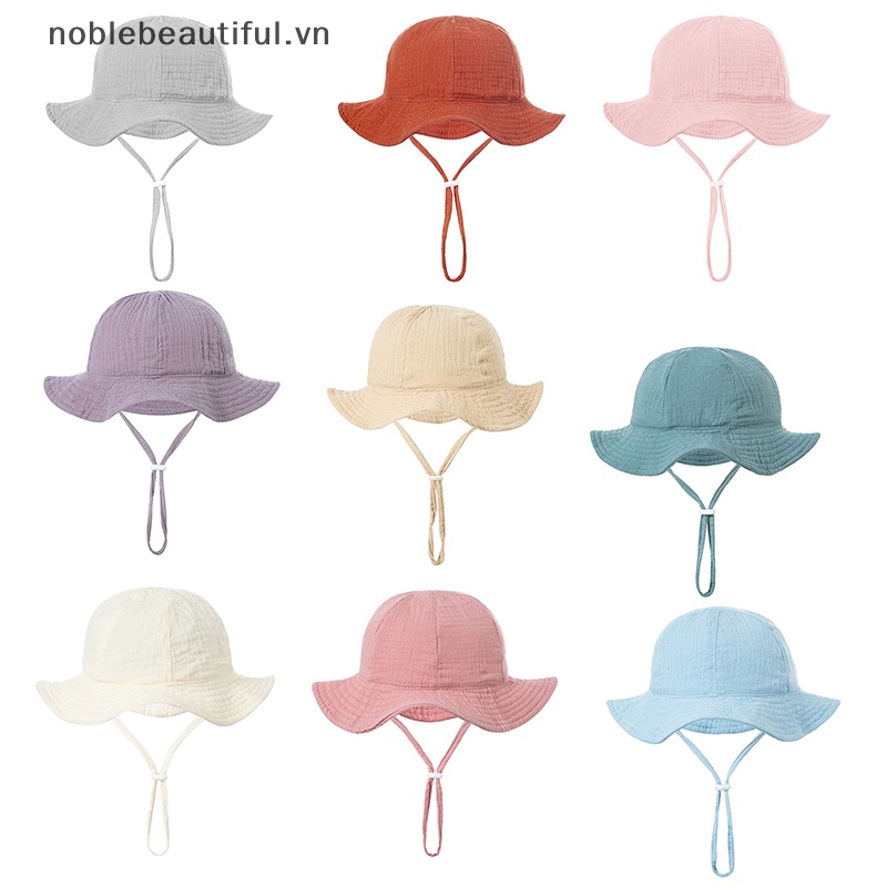 Nón Tai Bèo Chất Liệu Cotton In Họa Tiết Panama Thời Trang Đi Biển Cho Bé Trai Và Gái