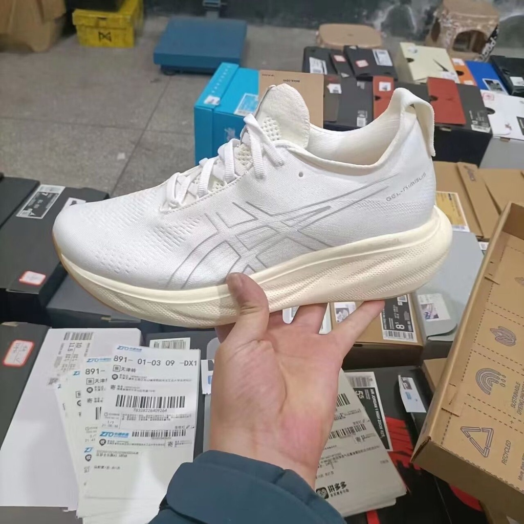 Giày Thể Thao Asics GEL-NIMBUS 25 2023 Siêu Nhẹ Thoáng Khí Thích Hợp Chạy Bộ Cho Nam