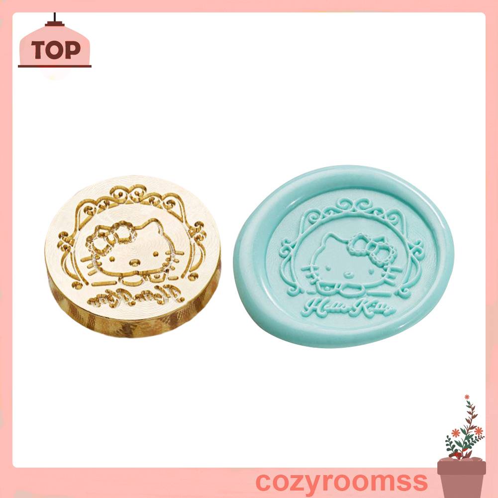 Con Dấu Hình Tròn Họa Tiết Động Vật Nhỏ Tự Trang Trí Thiệp Cưới