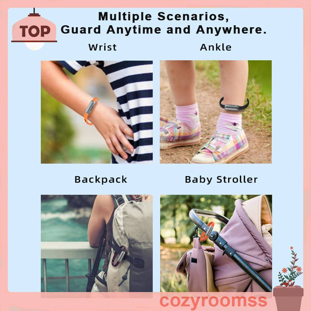 Vòng Đeo Tay Chống Muỗi / Côn Trùng Thiết Kế Nhỏ Gọn Tiện Dụng Cho Người