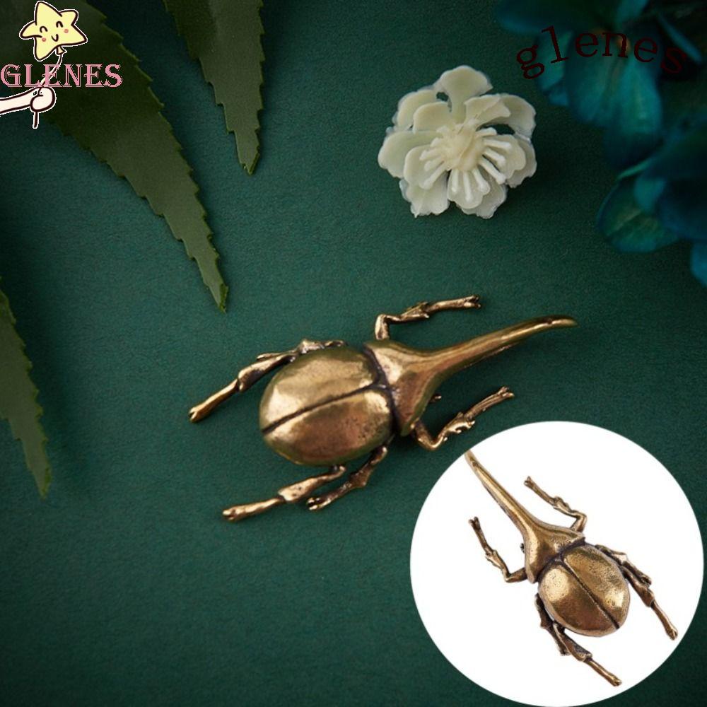 Tượng Bọ Cánh Cứng Bằng Đồng Thau Độc Đáo Trang Trí Bàn