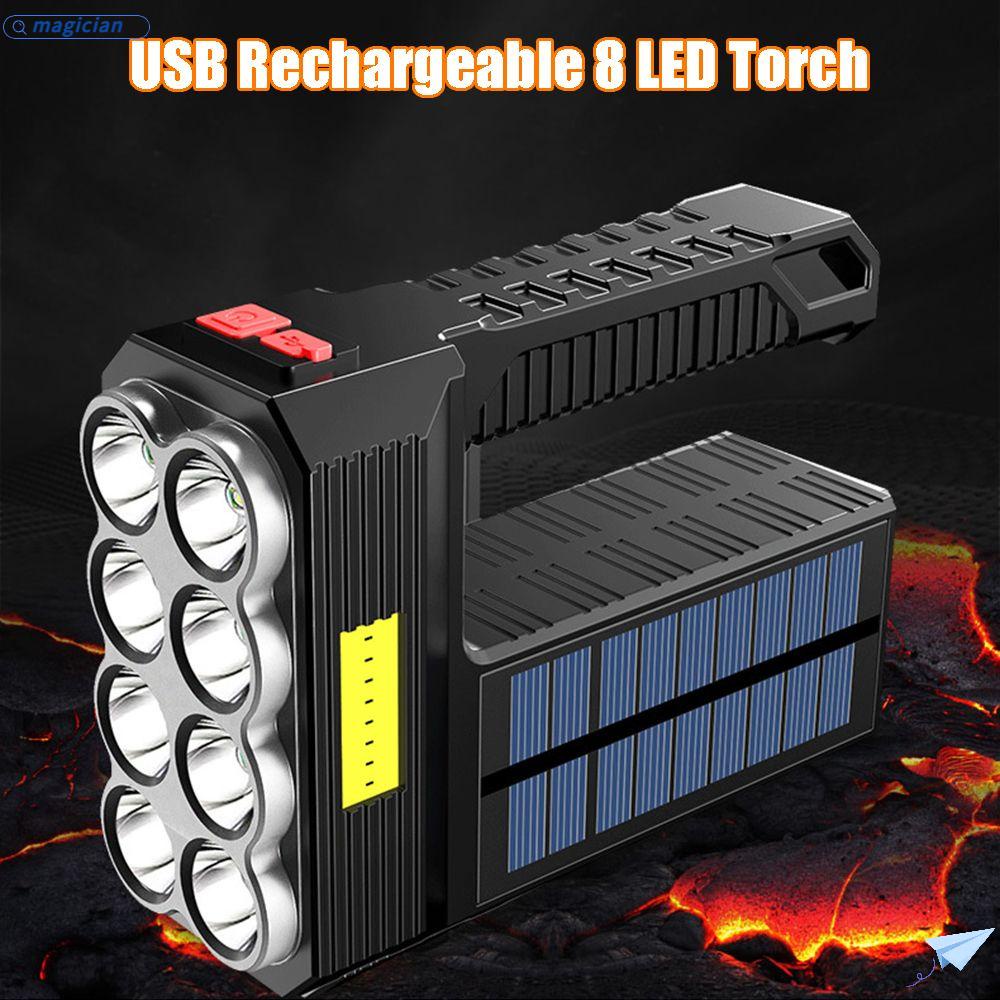 MAG Đèn LED 8 Bóng Siêu Sáng Có Thể Sạc Lại Bằng Cổng USB