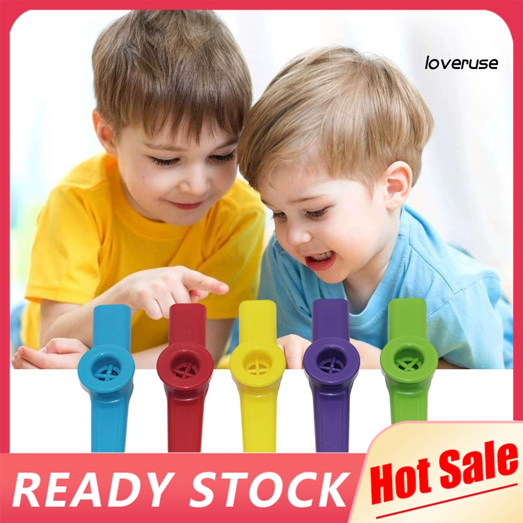 Đồ Chơi Nhạc Cụ Kazoo Nhiều Màu Sắc Tươi Sáng Không Gây Đau Tay Mắt Cho Trẻ Em