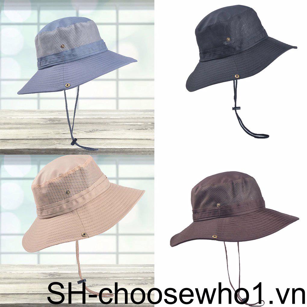 Mũ Tai Bèo Rộng Vành Chống Nắng Tia UV Thời Trang Mùa Hè Cho Nam