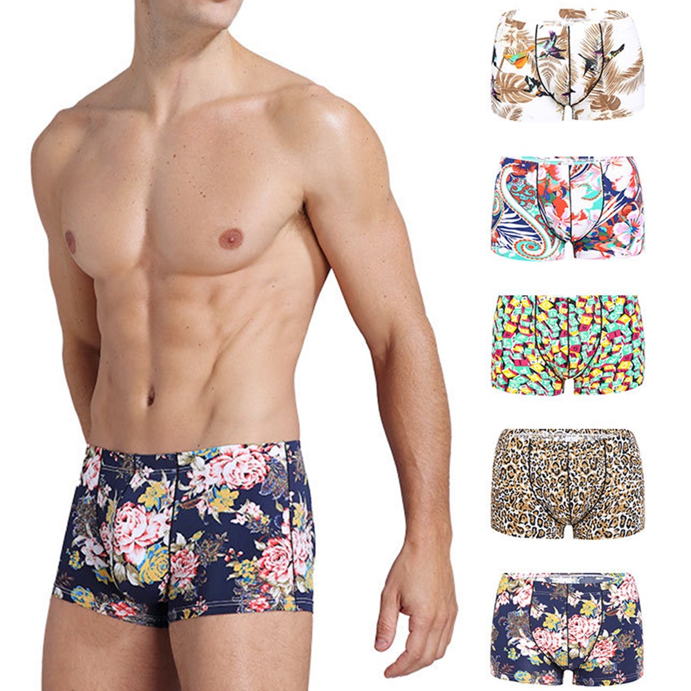 Quần Lót Boxer Nhiều Họa Tiết Thoải Mái Và Thoải Mái Cho Nam