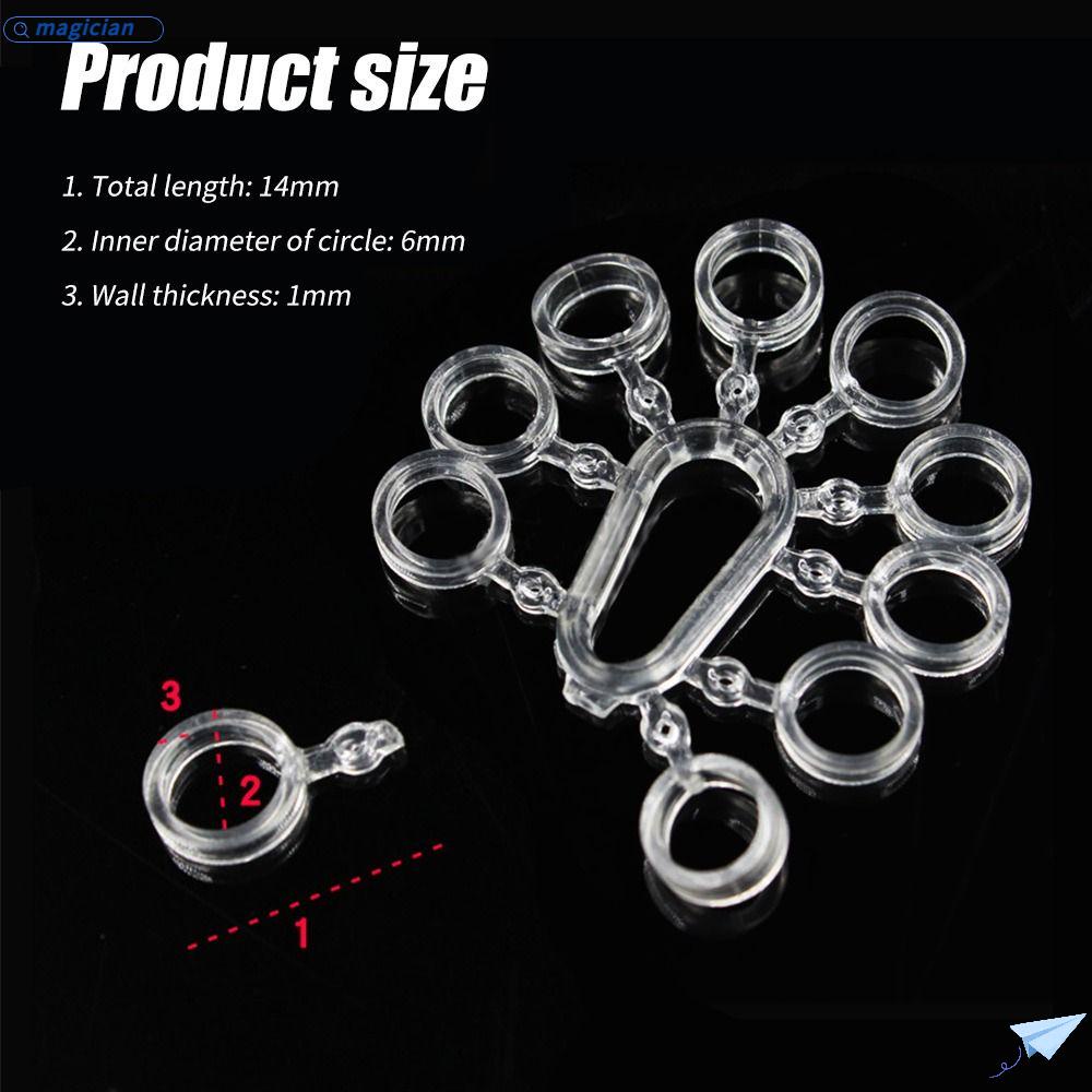 MAG Set 30 Cuộn Dây PE Trong Suốt Câu Cá