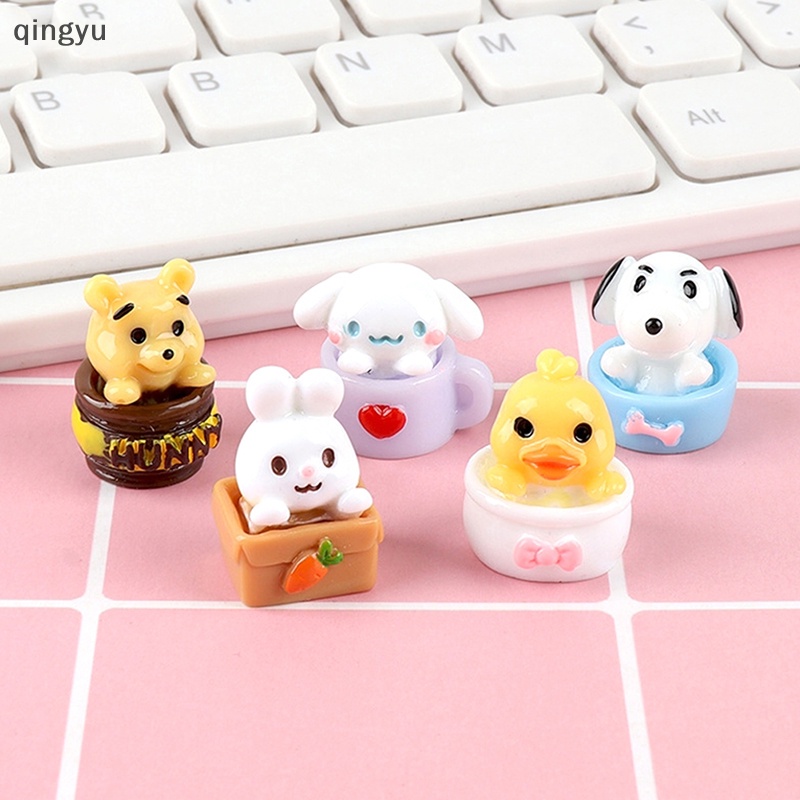 1 Tượng Trang Trí Hình Động Vật Xinh Xắn Cho Nhà Búp Bê