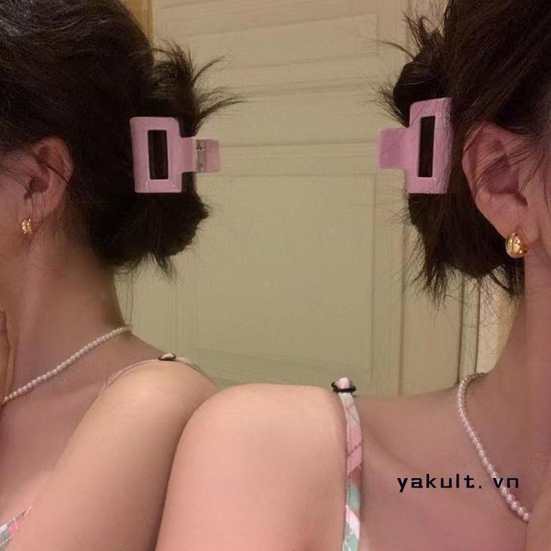 🎀 yakult 🎀Kẹp Tóc Mini Hình Vuông Dễ Thương Phong Cách Hàn Quốc Cho Nữ