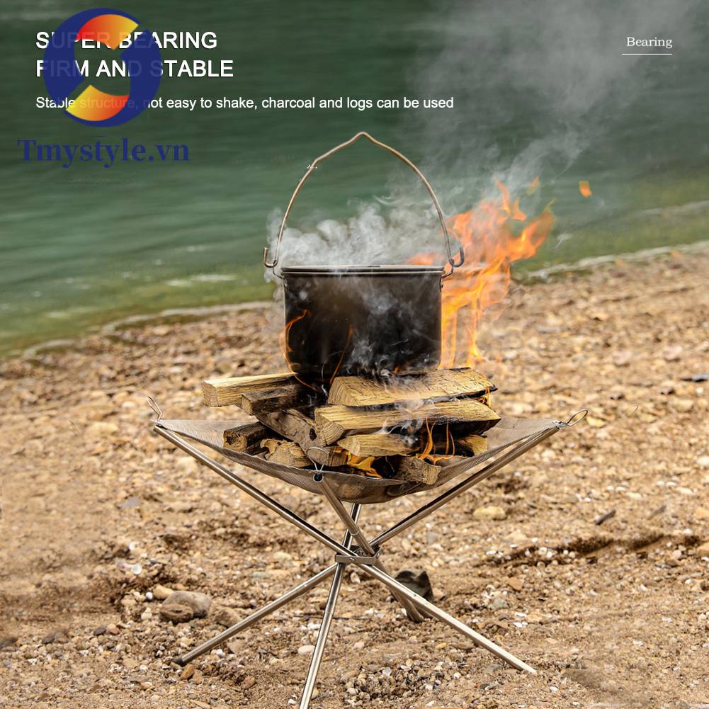 Vỉ Nướng Bbq Ngoài Trời Có Thể Tháo Rời Tiện Dụng