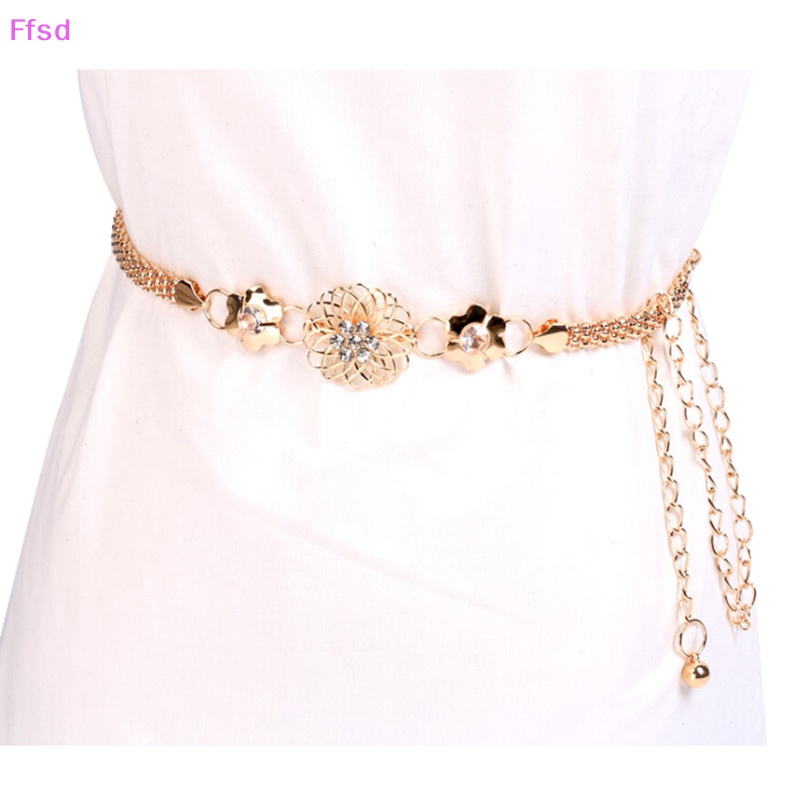 Thắt Lưng Dây Xích Bằng Kim Loại Thanh Lịch Thời Trang