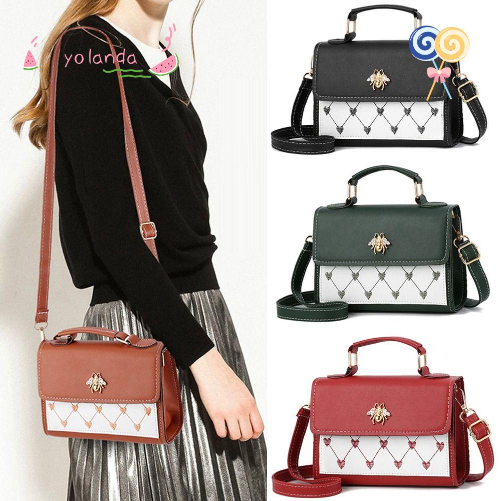 YOLA Túi Xách Da PU Sức Chứa Lớn Thời Trang Cho Nữ