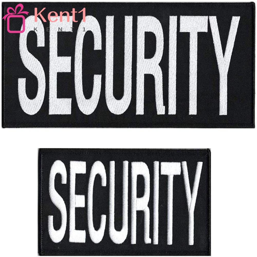 KENT1 Bộ 2 Miếng Vá + 2 Miếng Dán Cỡ Nhỏ Cho Đồng Phục Bảo Mật