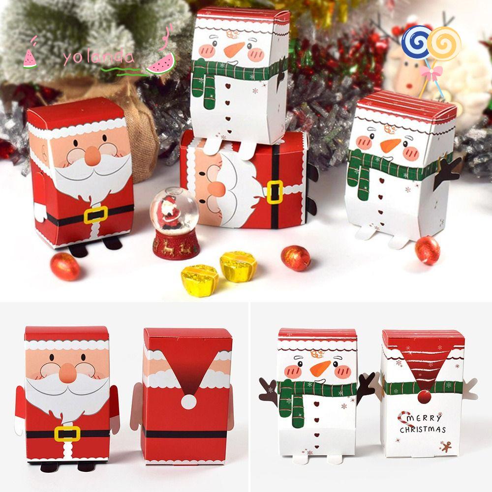 YOLA Hàng Mới Về Bộ 5 Túi Đựng Kẹo Trang Trí Giáng Sinh