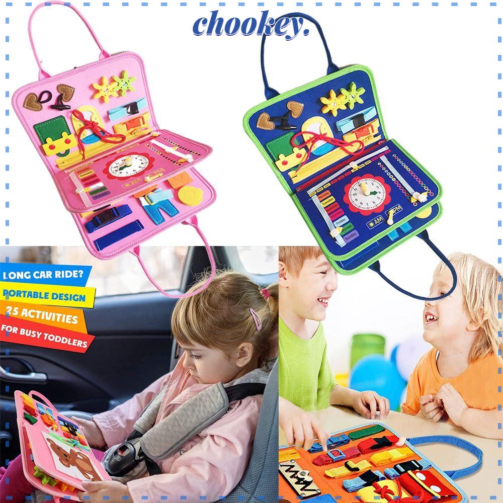 CHOOKEY Bảng Đồ Chơi Lắp Ráp Hoạt Động Vui Nhộn Kèm Các Kỹ Năng Thay Đồ Cho Bé