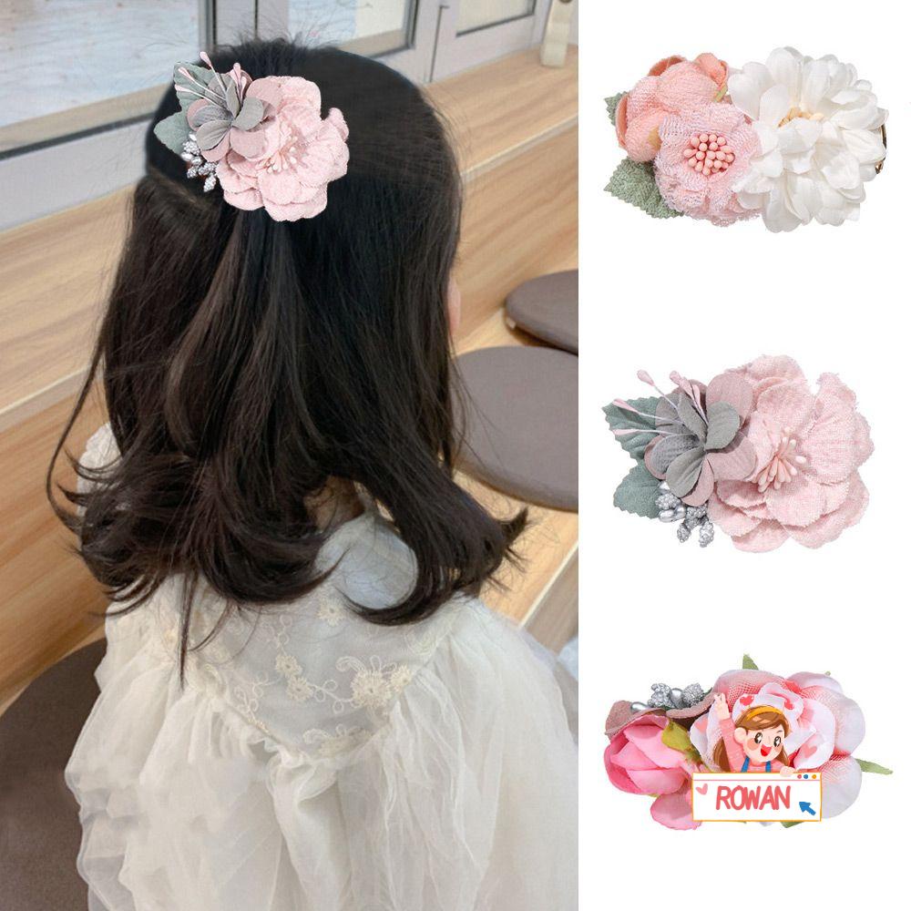 ROWANS Kẹp Tóc Đính Hoa Giả Thời Trang Cho Nữ