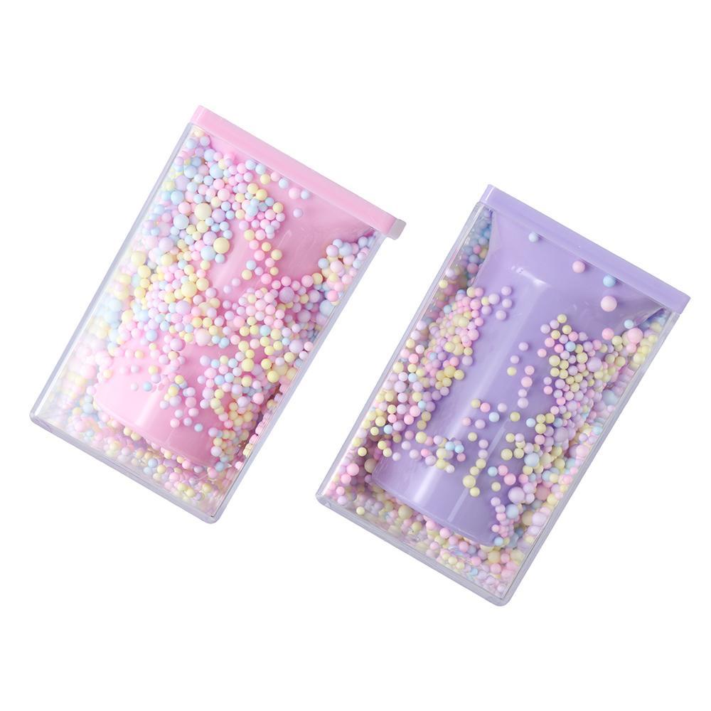 CHOOKEY Set 2 Giá Đỡ Bút / Cọ Trang Điểm Đính Pha Lê Tiện Dụng Cho Học Sinh