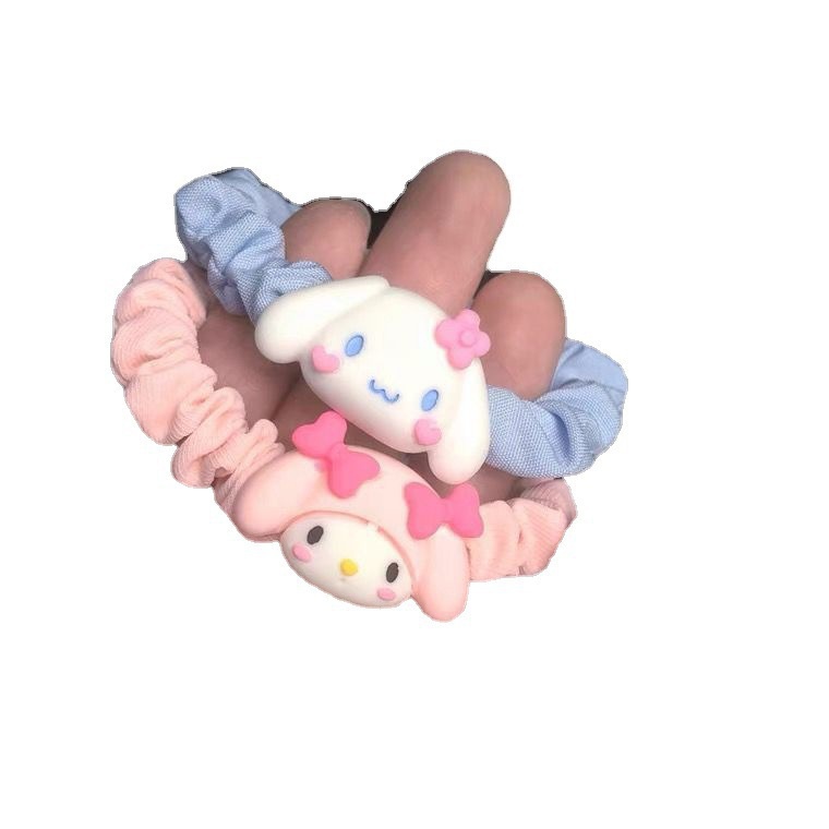 Dây Cột Tóc Cao Su In Họa Tiết Hoạt Hình Melody Dễ Thương Thời Trang Mùa Hè Cho Nữ 2023