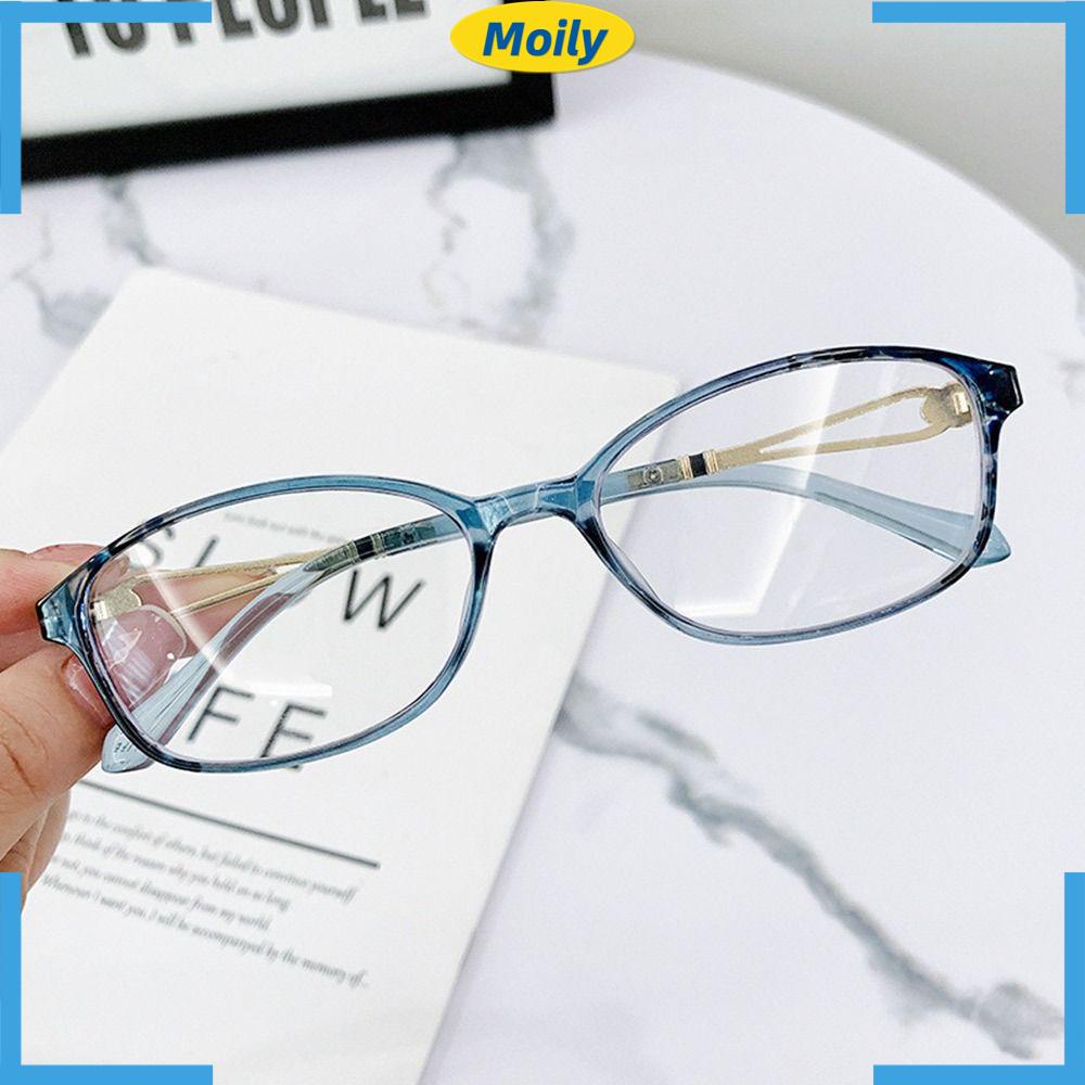 MOILYVN Kính Đọc Sách Gọng Siêu Nhẹ Chống Ánh Sáng Xanh Phong Cách Vintage Thời Trang Cho Nam Nữ