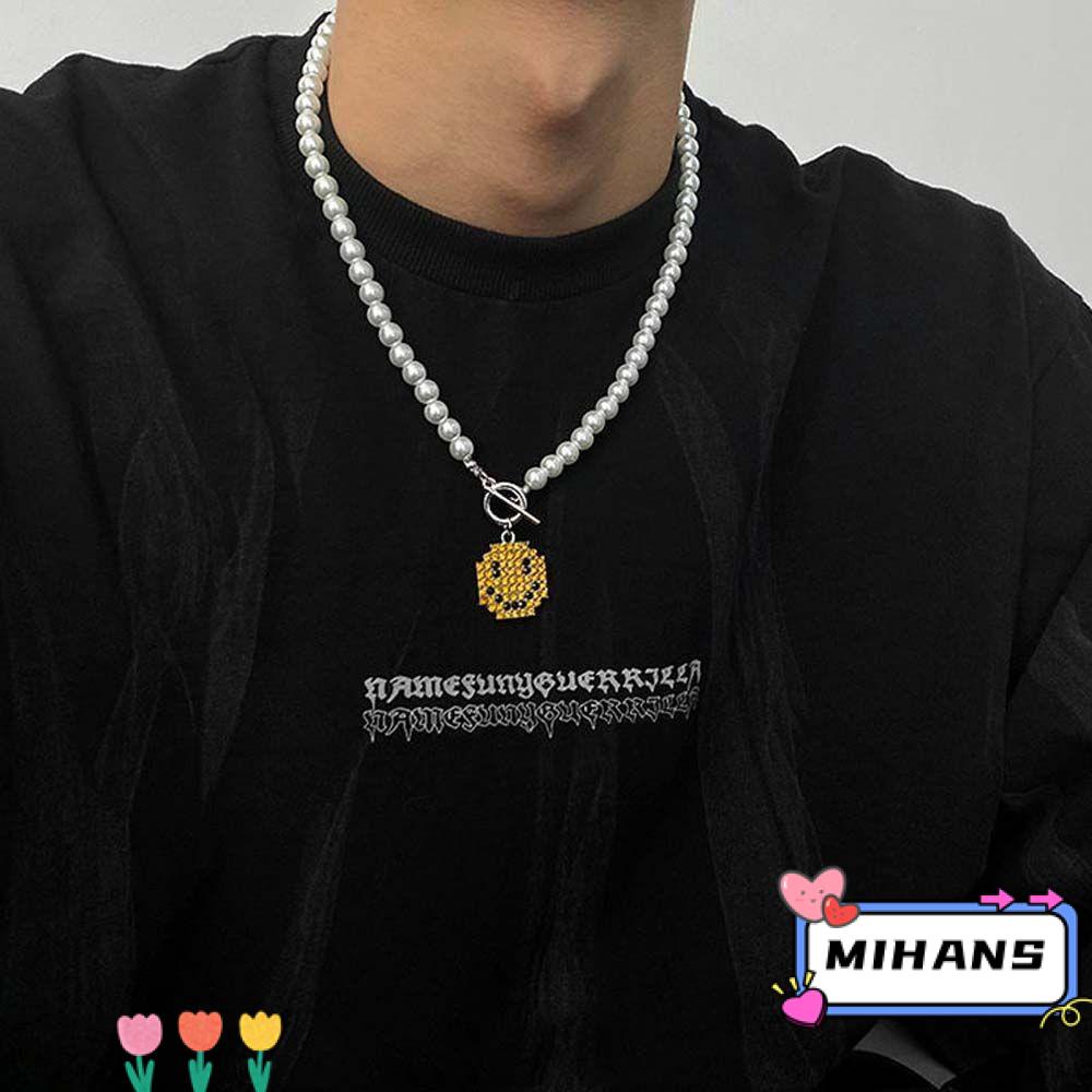 MIH Vòng cổ Mặt Cười Thời Trang Dành Cho Cặp Đôi