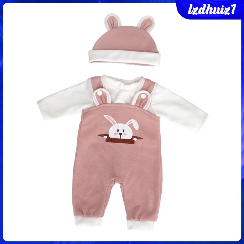 Bộ Đồ Chơi Búp Bê Em Bé Kèm Nón