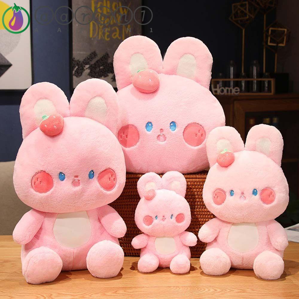 AARON1 Thỏ Hồng Nhồi Bông Mềm Mại Trang Trí Nhà Cửa