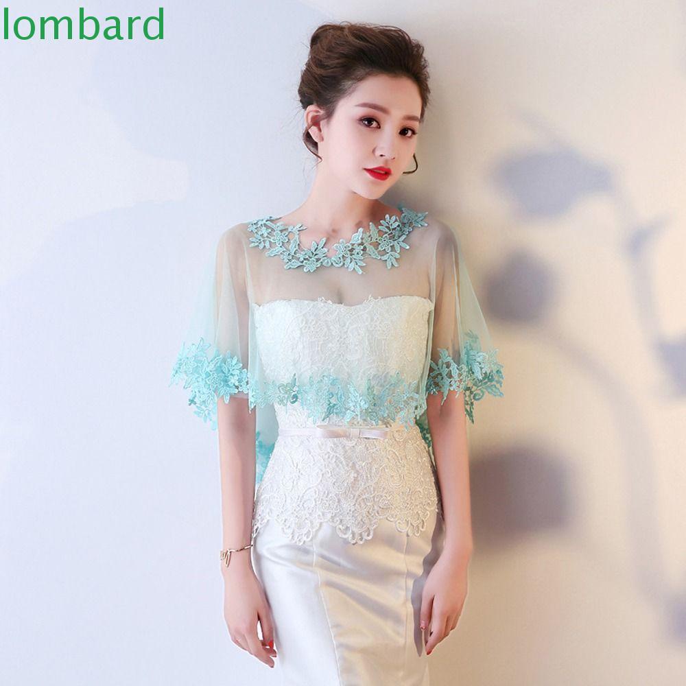 LOMBARD Khăn Choàng Ren Hoa Cỡ Lớn Thời Trang Mùa Hè Cho Nữ