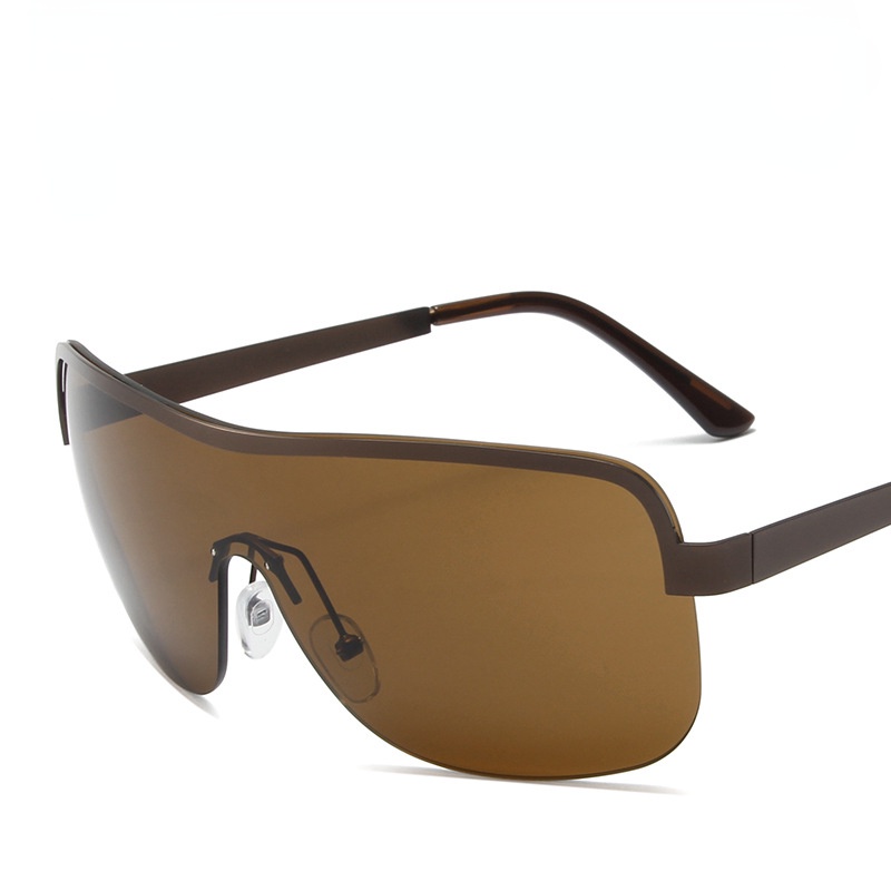 Kính Mát Gọng Vuông Kim Loại Thời Trang Cho Nam Nữ