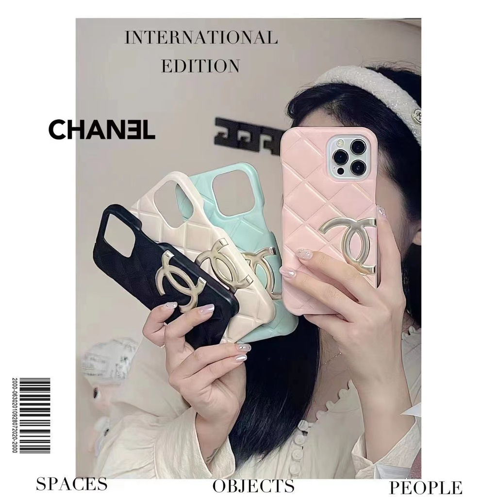 Ốp Điện Thoại Da Vân Kim Cương Cho iPhone14 14promax 14pro chane1 13 13pro 13promax 12 12promax 12pro 11