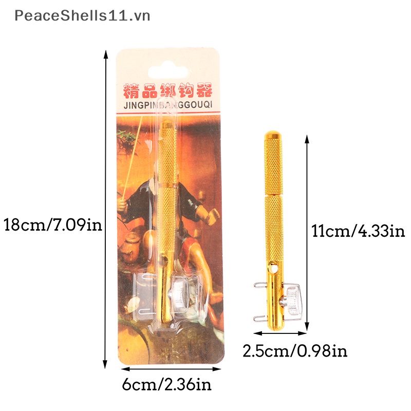 1 Dụng Cụ Buộc Lưỡi Câu Cá Hai Đầu Bằng Kim Loại