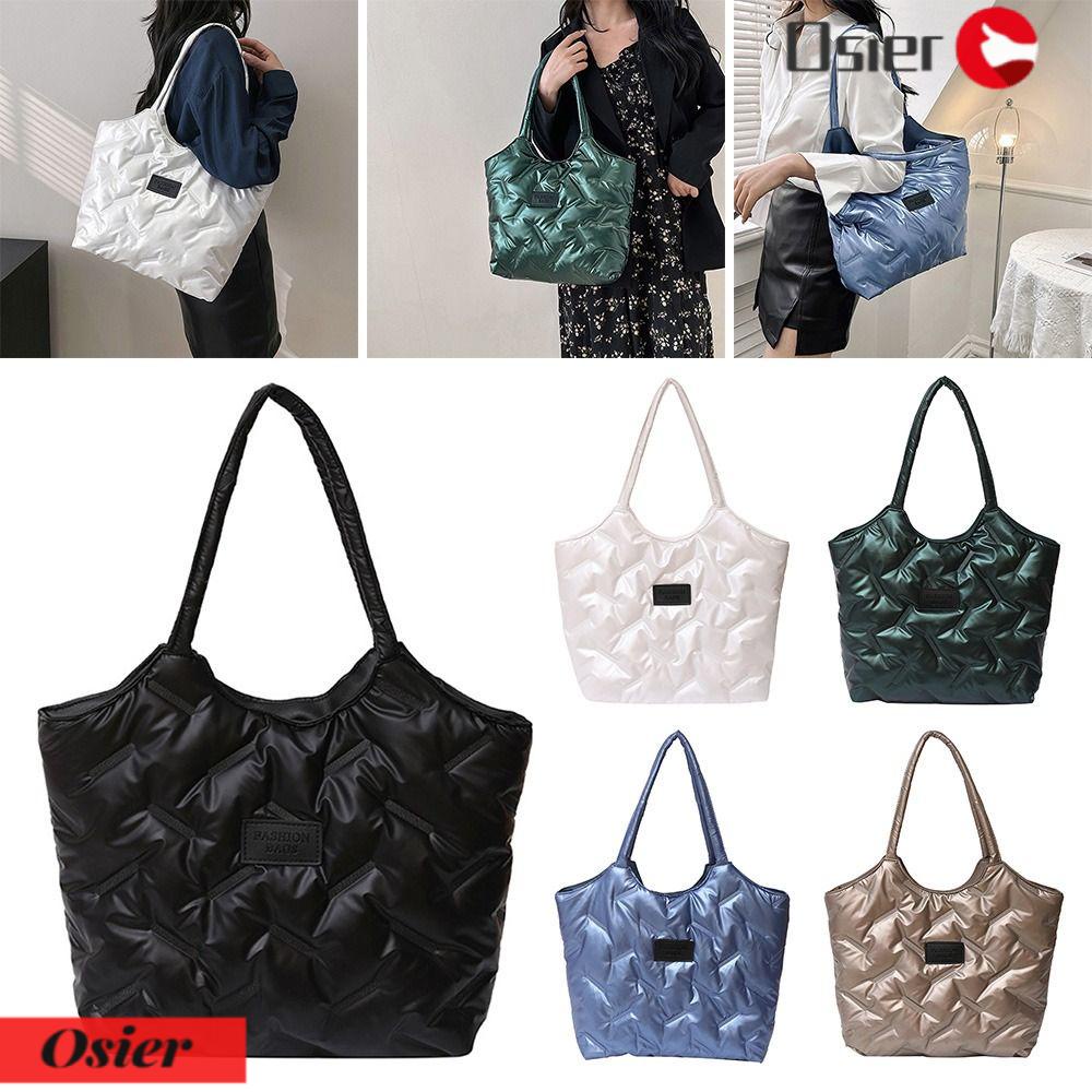 OSIER1 Túi Xách Đeo Vai Hình Đám Mây Cỡ Lớn Thời Trang Cho Nữ