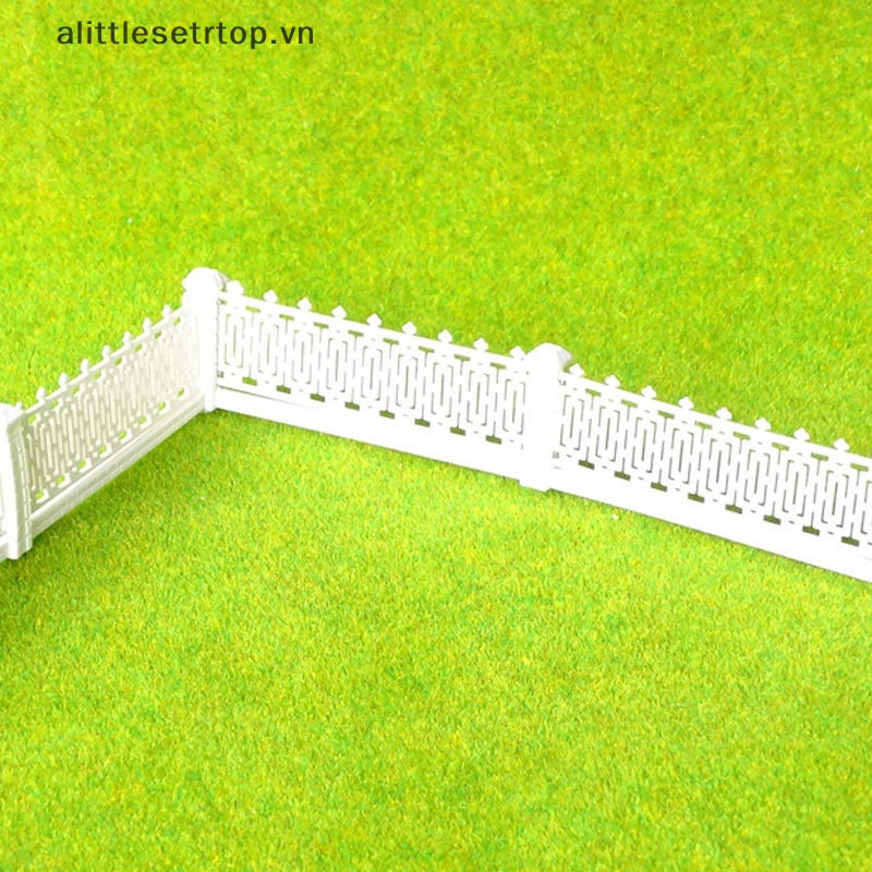 Alittlesetrtop 1/100 quy mô 1m hàng rào tấm cát thu nhỏ sân hàng rào mô hình lan can trang trí.