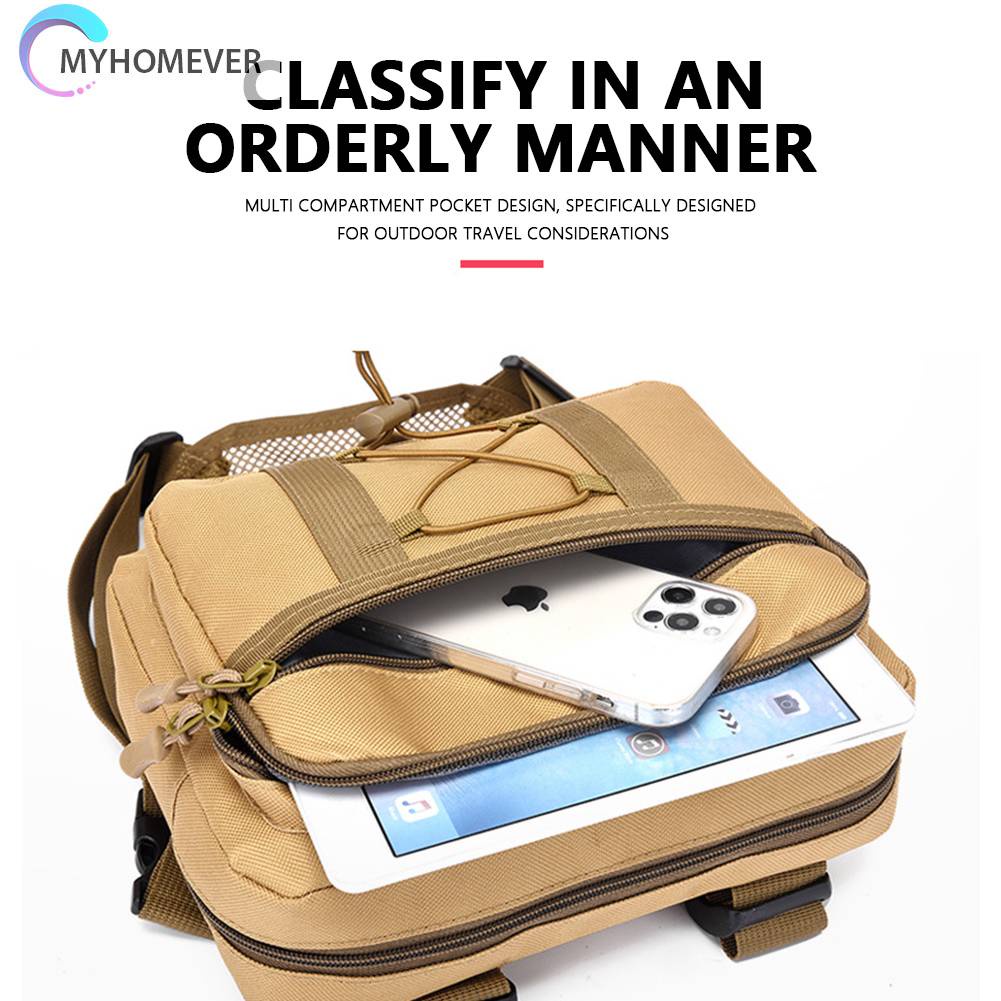 Túi Đeo Chéo Ngực Vải Oxford Nhỏ Gọn Có Thể Điều Chỉnh Thời Trang Cho Nam